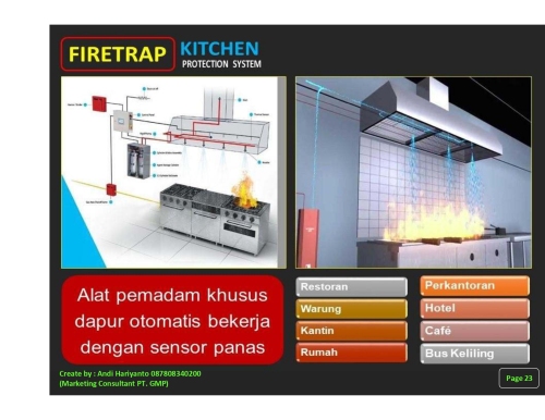 Supplier Kitchen Fire Suppression System Berkualitas Di Bandung Jawa Barat